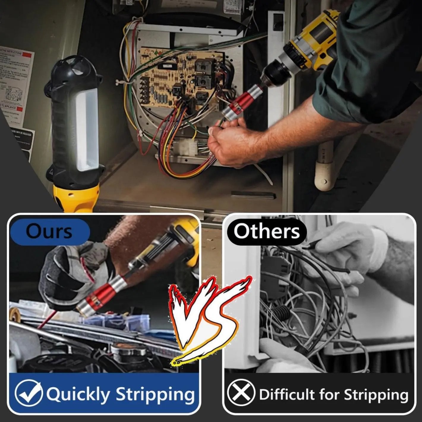 Electric Wire Stripper Tool Set