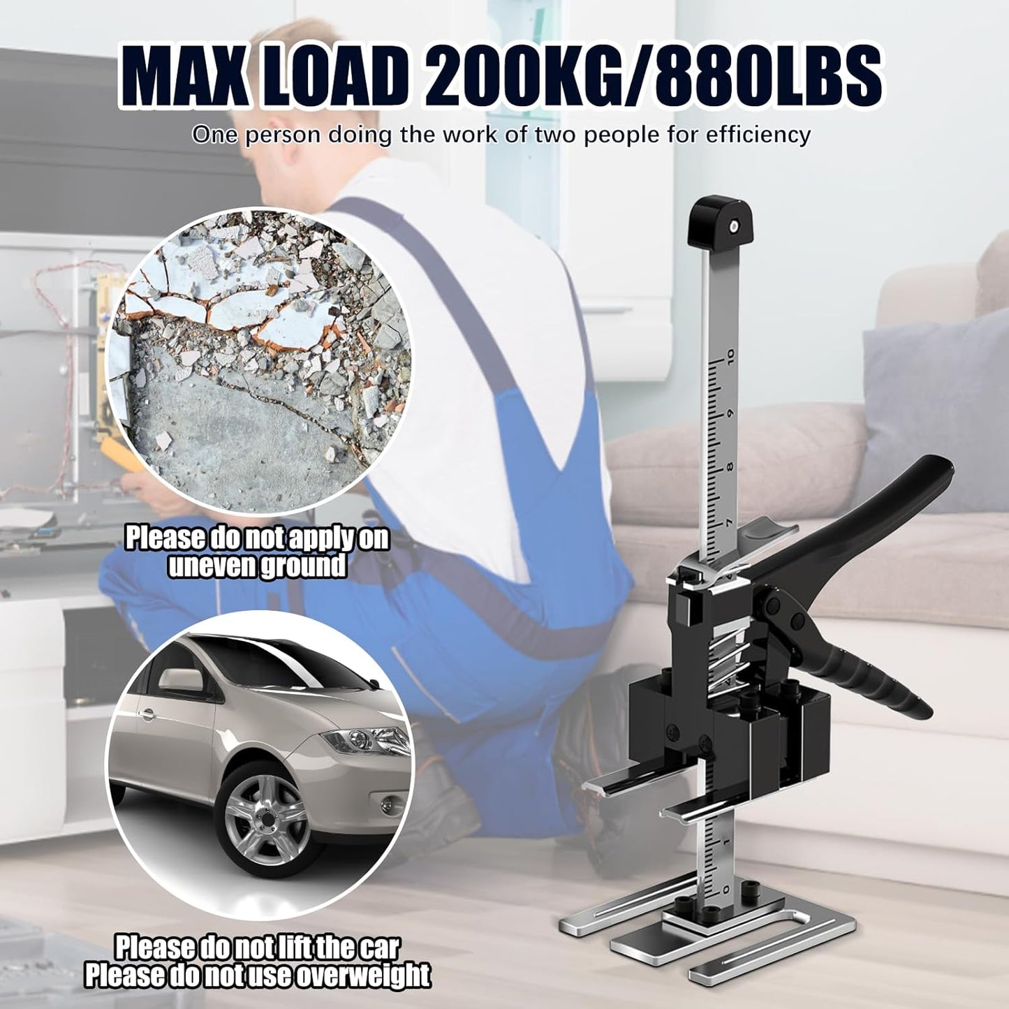 15.2′′ Adjustable Labor‐Saving Support Arms