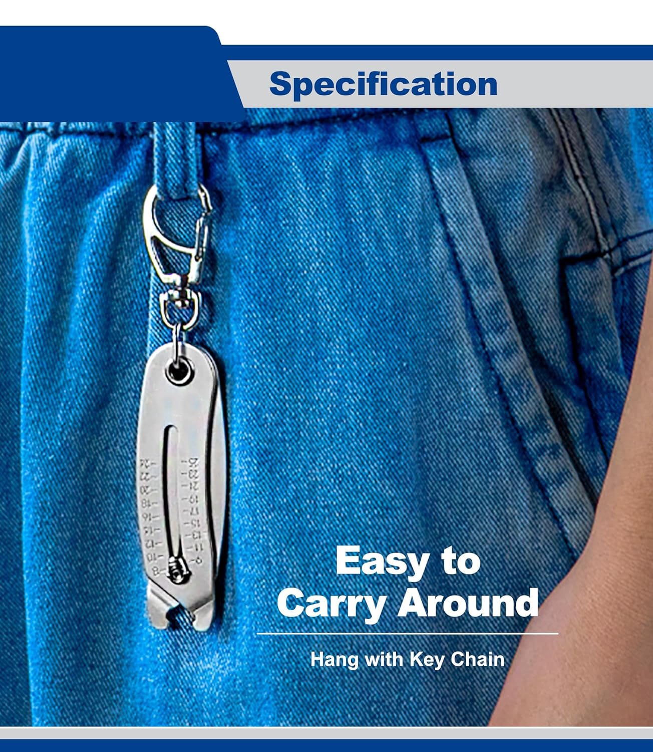Dual‐Scale Fastener Gauge Tool