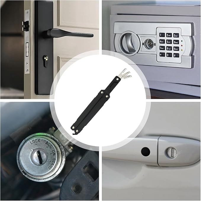 Pocket-Sized Stainless Steel Lock Pick & Fidget Kit