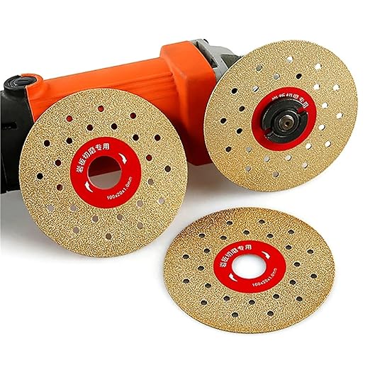 4 PCS 100mm Vacuum-Brazed Diamond Cutting & Grinding Disc — 4"