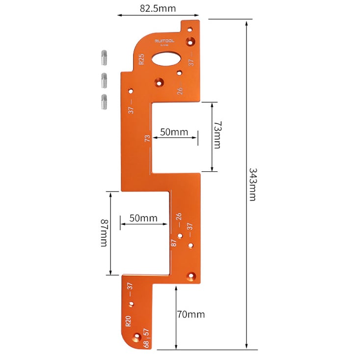 Premium Aluminum Corner Rounding Tool