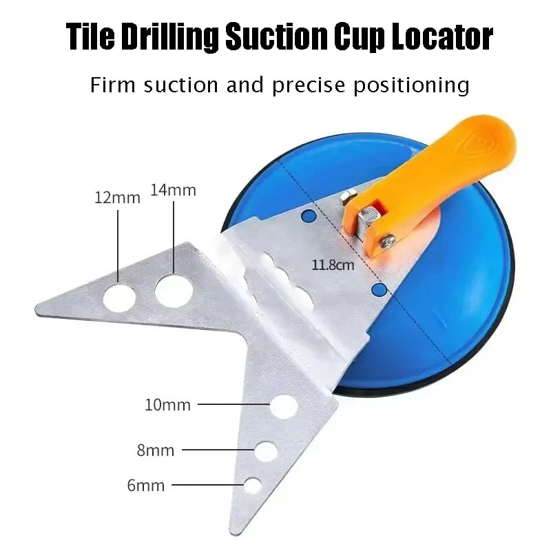 Tile Drilling Suction Cup Locator