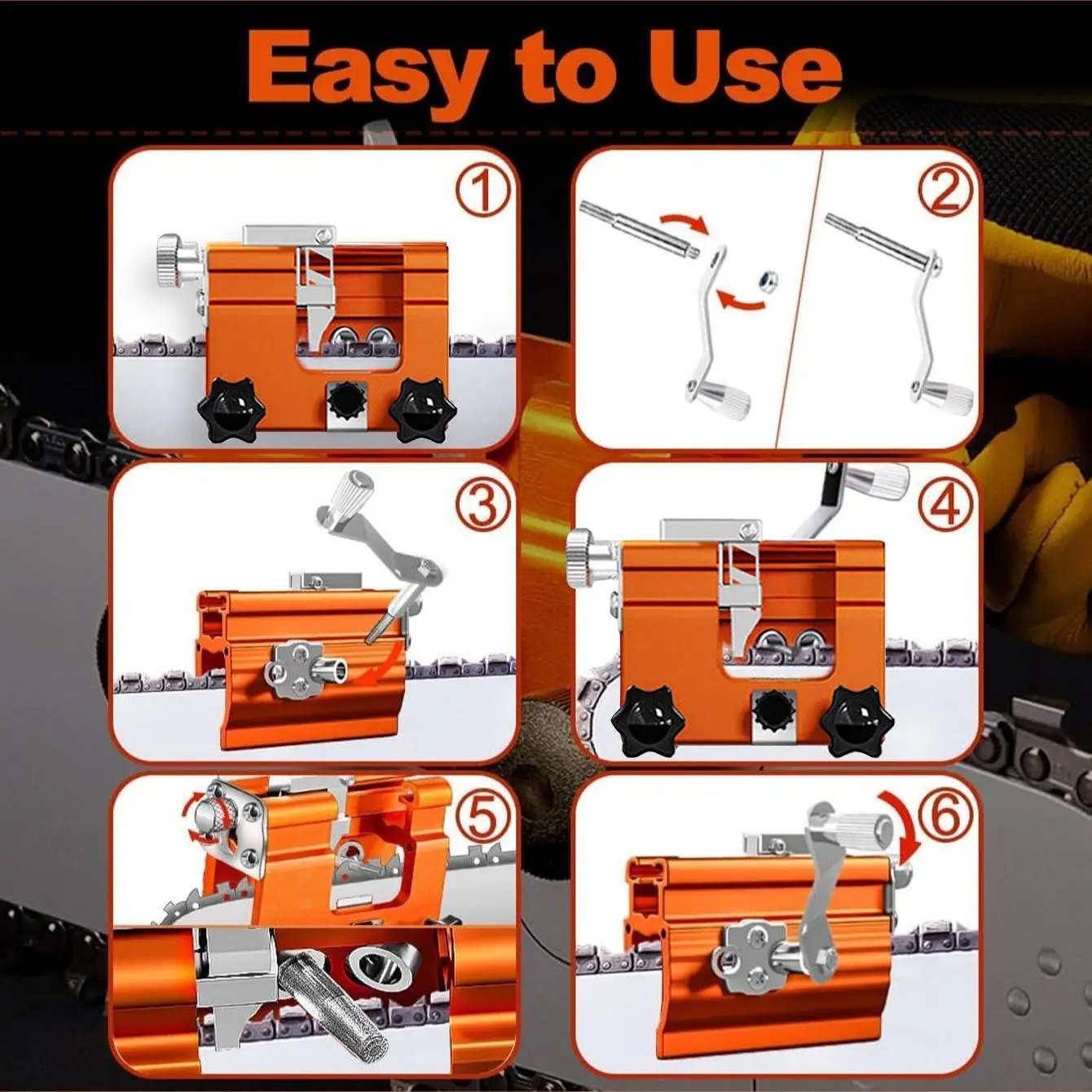 Portable Chainsaw Sharpener Kit