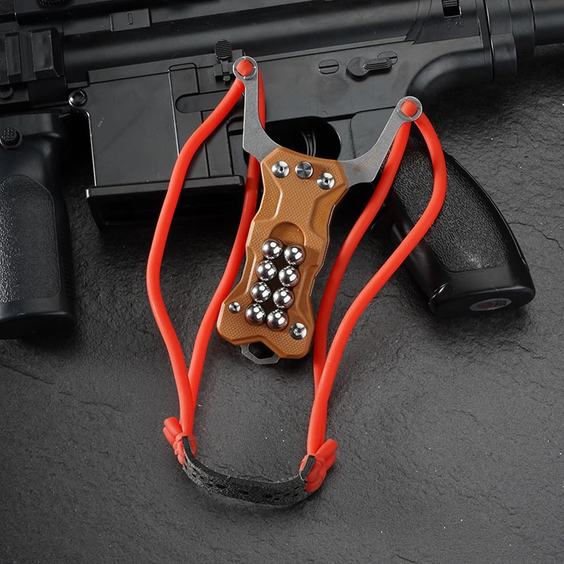 Practicality Folding Knife with Slingshot