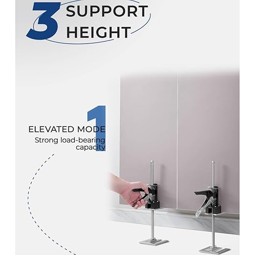 2 Pcs 45# Steel Handheld Furniture Jack