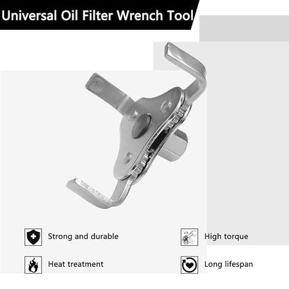 Universal 3-Jaw Adjustable Oil Filter Wrench