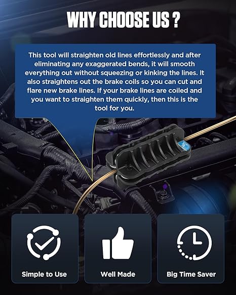 Handheld Brake Line Tubing Straightener