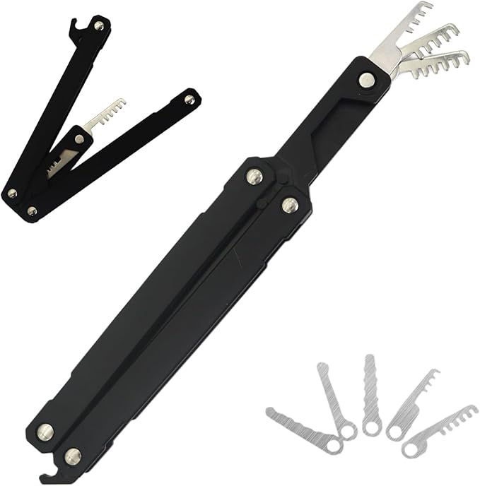 Pocket-Sized Stainless Steel Lock Pick & Fidget Kit