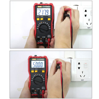 Auto‐Off Digital Multimeter with Protective Sleeve & Backlight