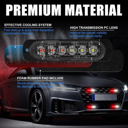 🚘 Dual-Color Emergency Strobe Light