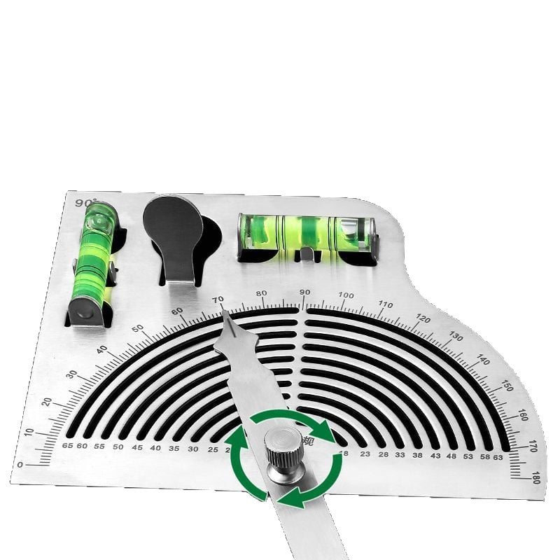 Multifunction Stainless Steel Angle Ruler