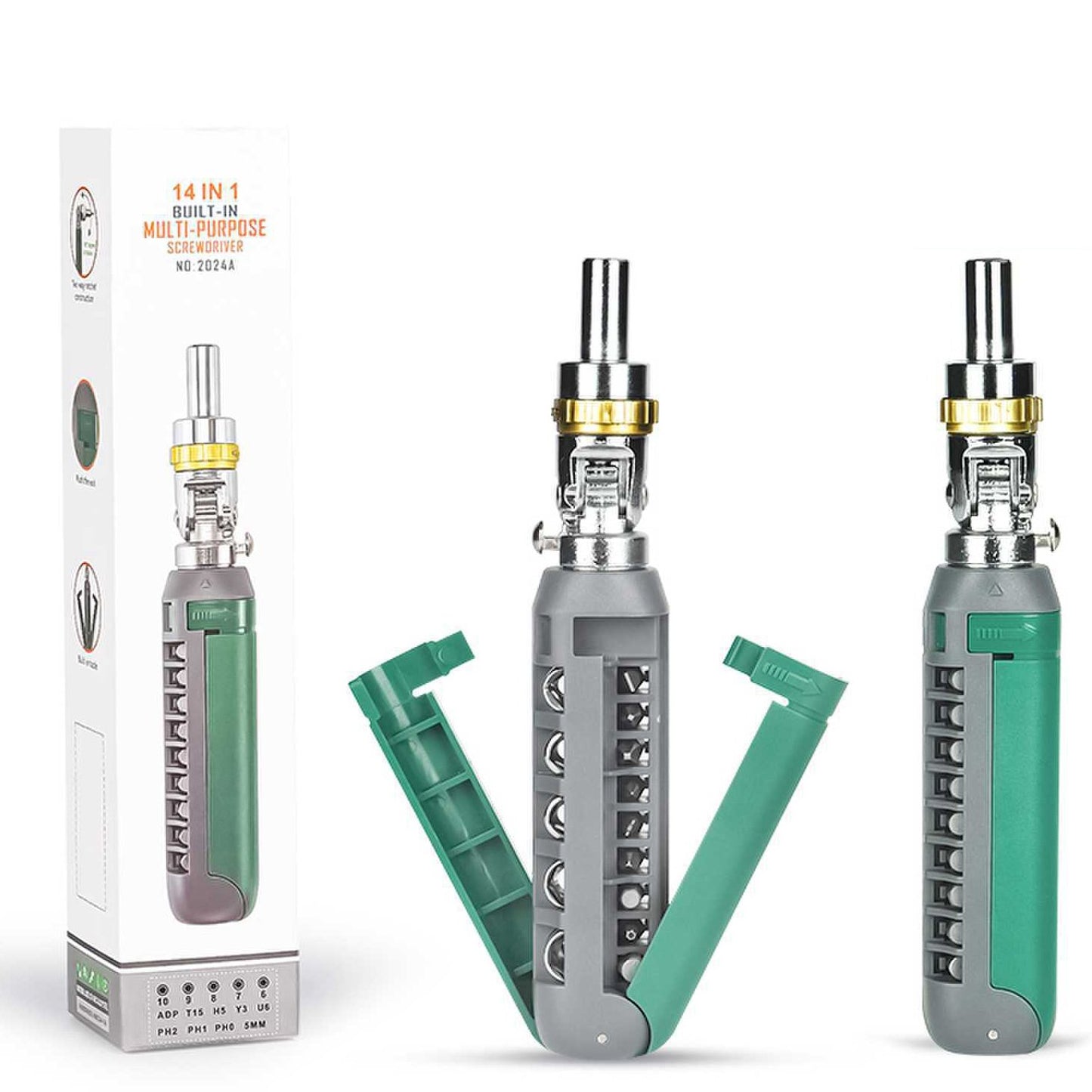 14-in-1 Ratchet Screwdriver Set