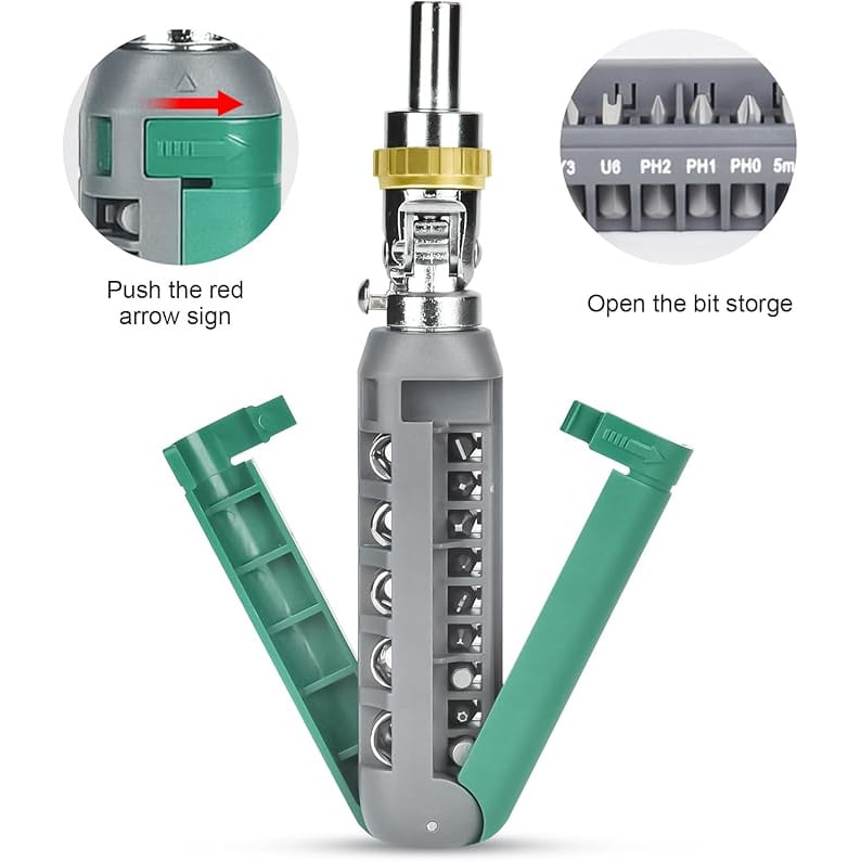 14-in-1 Ratchet Screwdriver Set