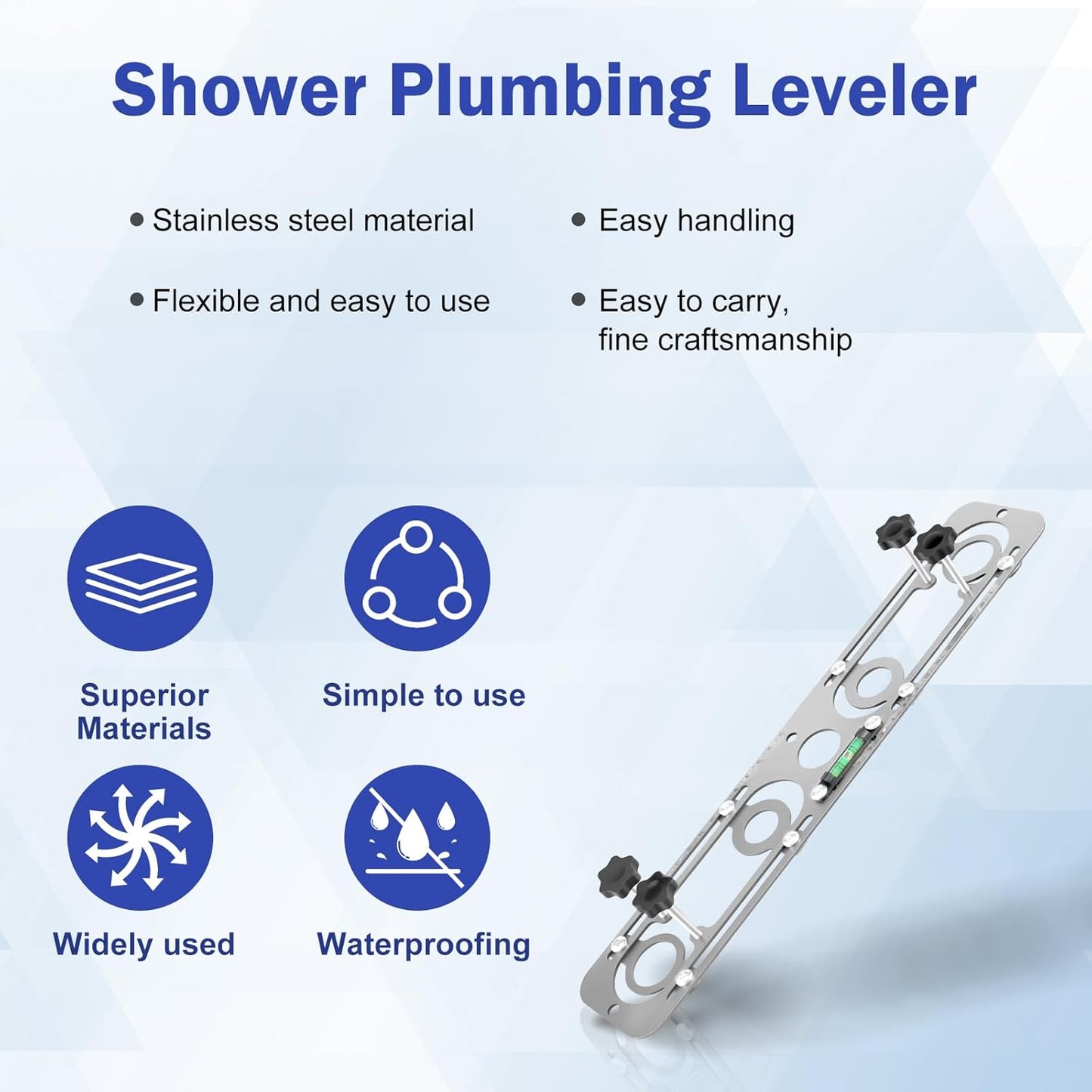 Comfort‐Grip Adjustable Leveling Tool for 20 mm & 25 mm Pipes