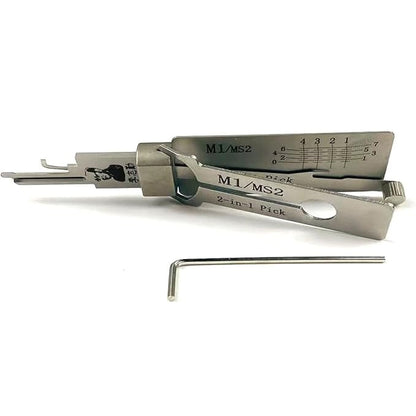 M1/MS2 2 in 1 Lock Pick and Decord Tool
