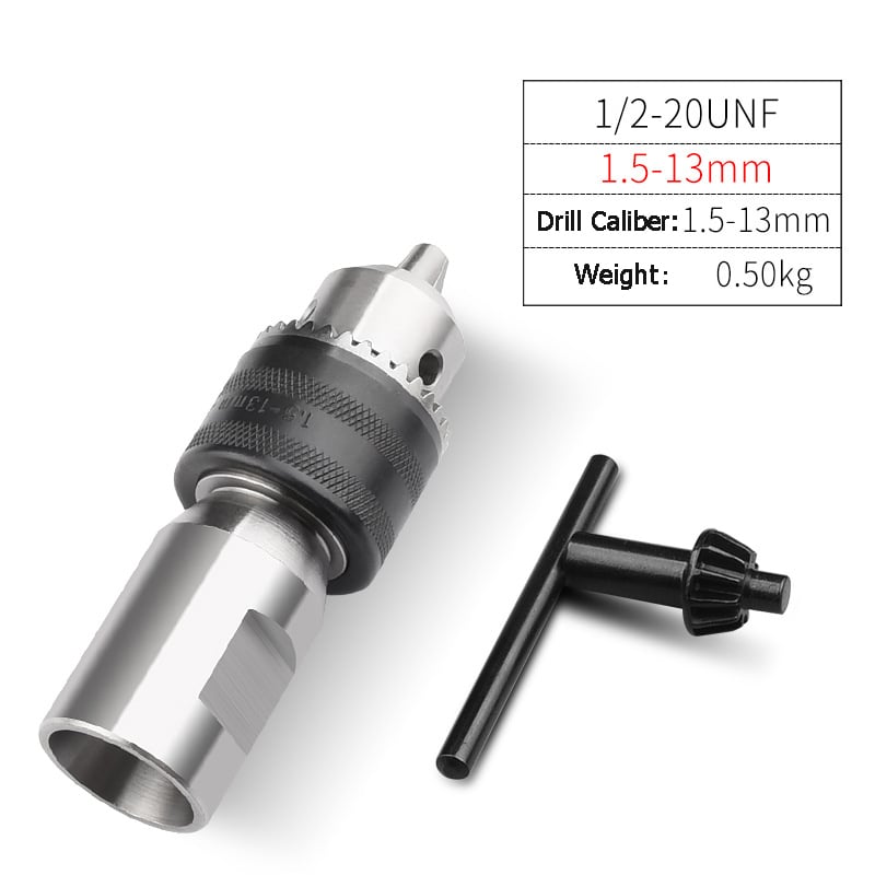 Heavy-Duty 1/2′′ Impact Drill Chuck with Adapter