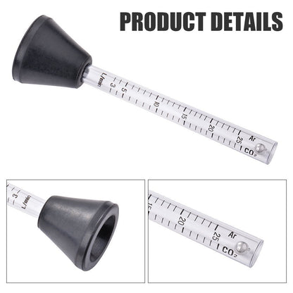 Dual-Scale Gas Flow Meter for Argon/CO2 Welding, 25L/min