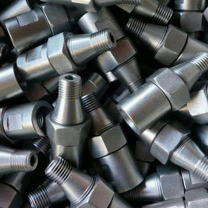 M22 Chrome Steel Arbor Adapter for Rotary Hammers