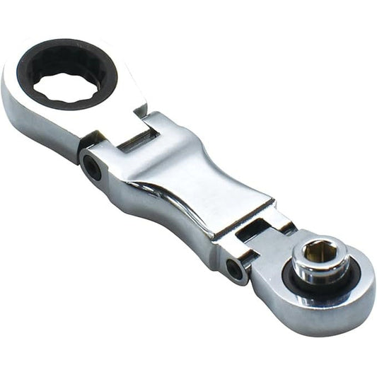 Compact Dual-Bend Ratchet Wrench