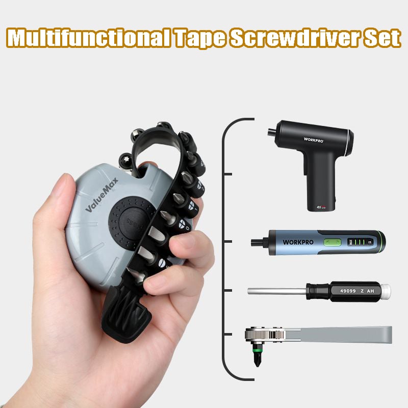 Multifunctional Tape Screwdriver Set