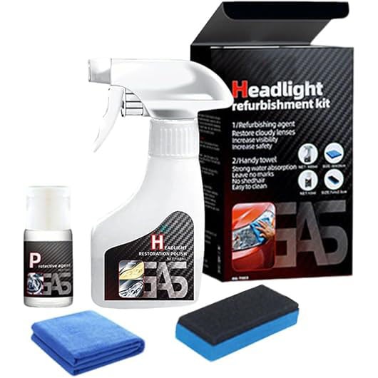 Automotive Headlamp Refurbisher & Crystallization Coating Agent Kit