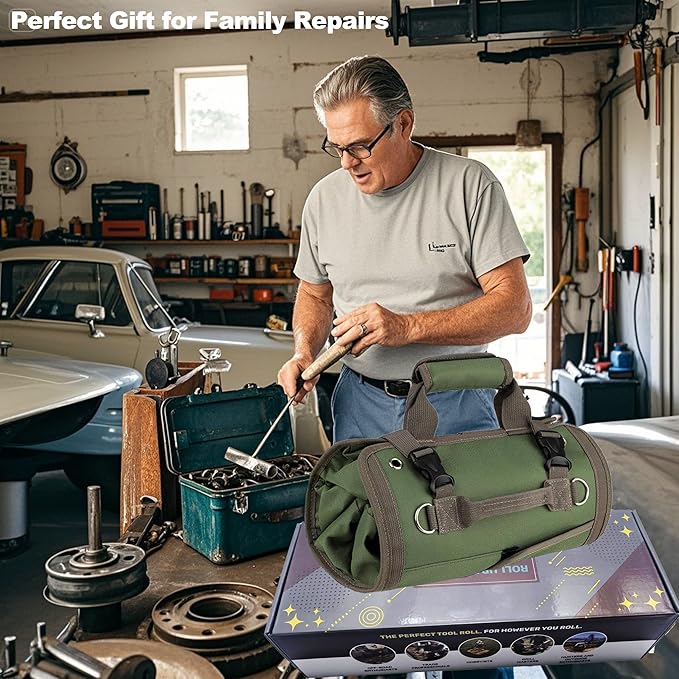 Rugged Roll-Up Tool Bag