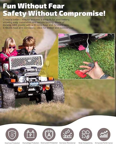 M18 Battery Adapter for DIY Power Wheels