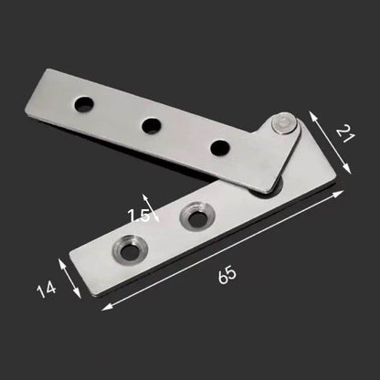 10 Pcs 360° Stainless Steel Rotating Door Hinge
