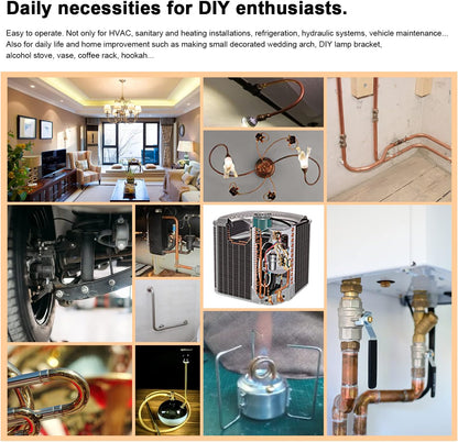 3‐in‐1 Ergonomic Tube Bender (1/4′′, 5/16′′, 3/8′′)