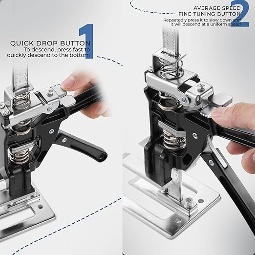 2 Pcs 45# Steel Handheld Furniture Jack