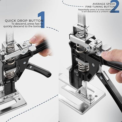 2 Pcs 45# Steel Handheld Furniture Jack