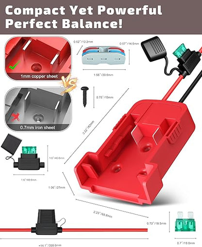 M18 Battery Adapter for DIY Power Wheels