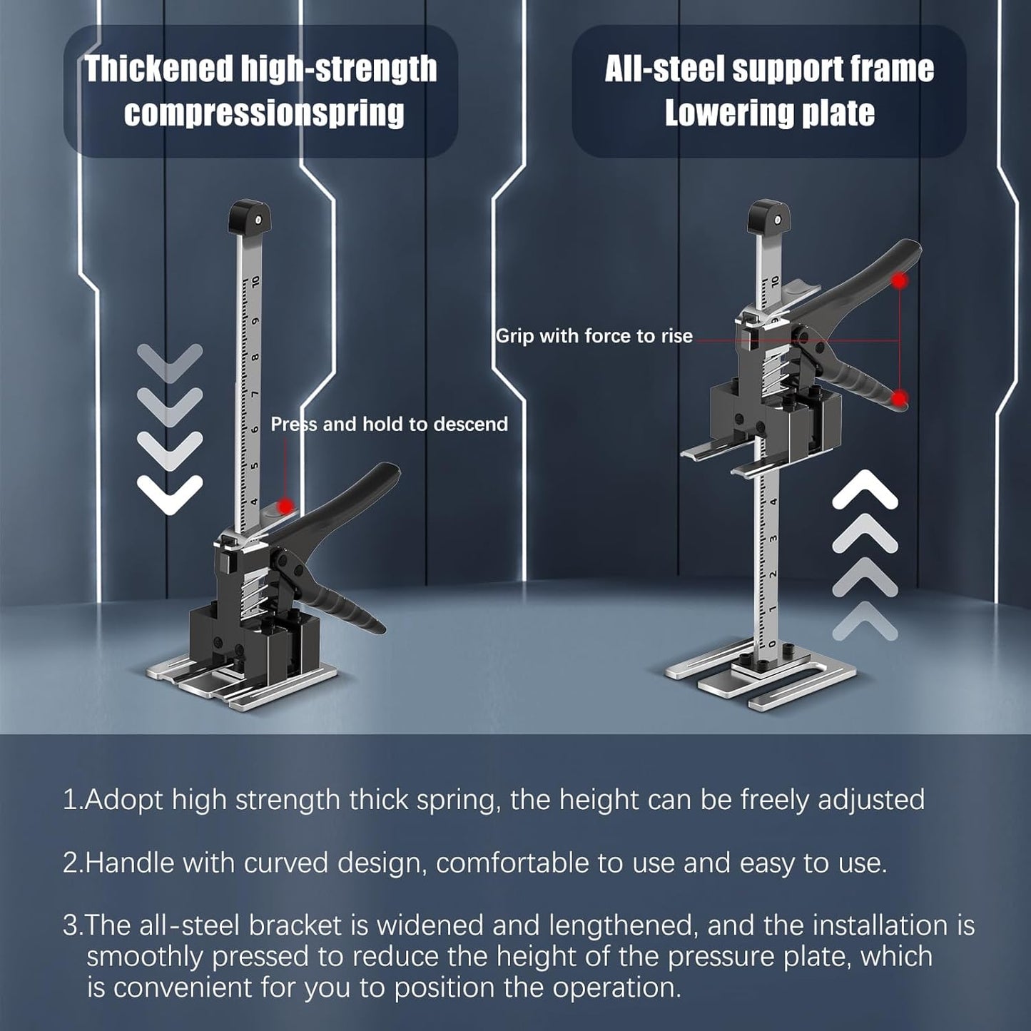 15.2′′ Adjustable Labor‐Saving Support Arms