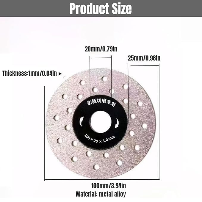 Porous Diamond Cutting Blade