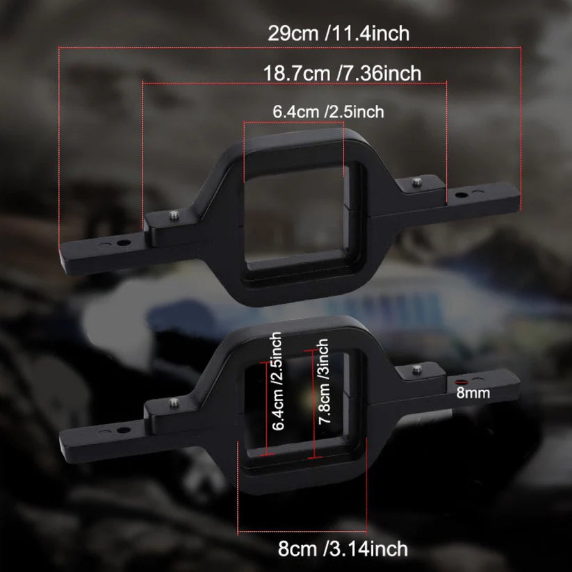 4 Inch LED Pods with Tow Hitch Mounting Brackets