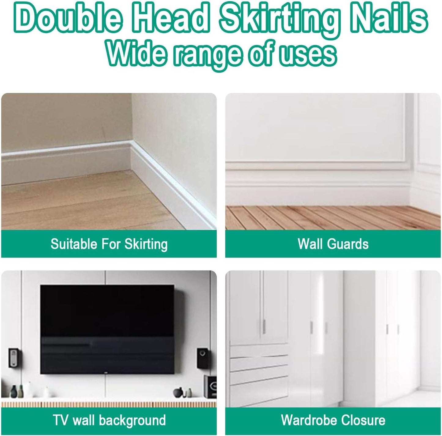 Double-Head Skirting Nails