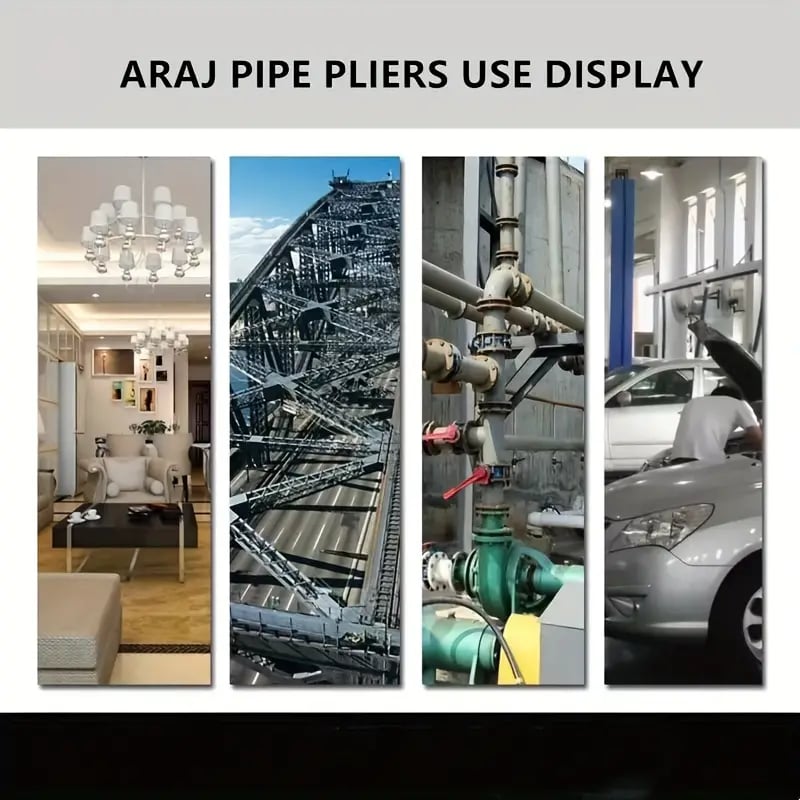 Adjustable Pipe Wrench with Handle