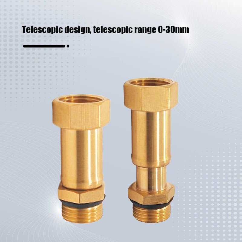 360° Swivel Telescoping Brass Extension Fitting
