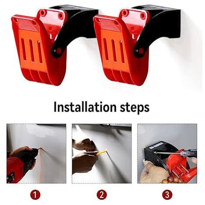 4 Pcs Heavy‐Duty Mat Cleaning Clamps