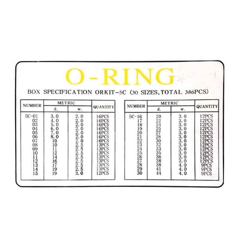 O-Ring Seal Set Box