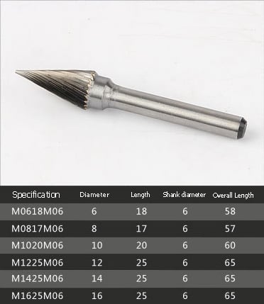 High-Precision Carbide Grinding Head
