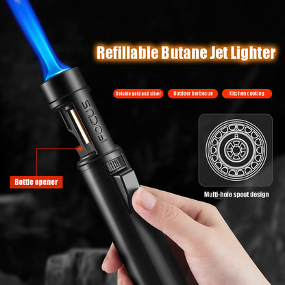 Portable Adjustable Refillable Butane Jet Lighter