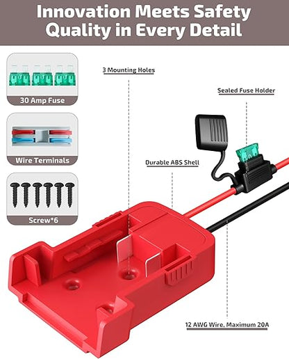 M18 Battery Adapter for DIY Power Wheels