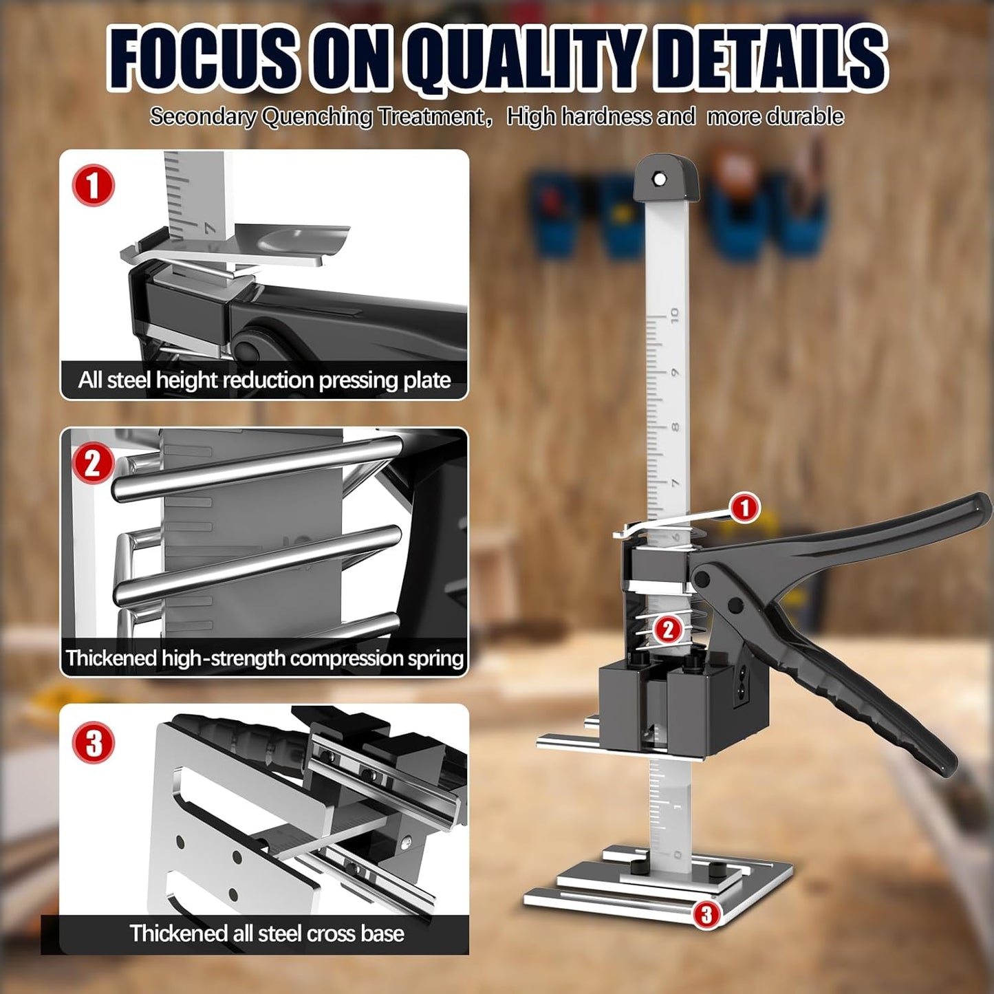 15.2′′ Adjustable Labor‐Saving Support Arms