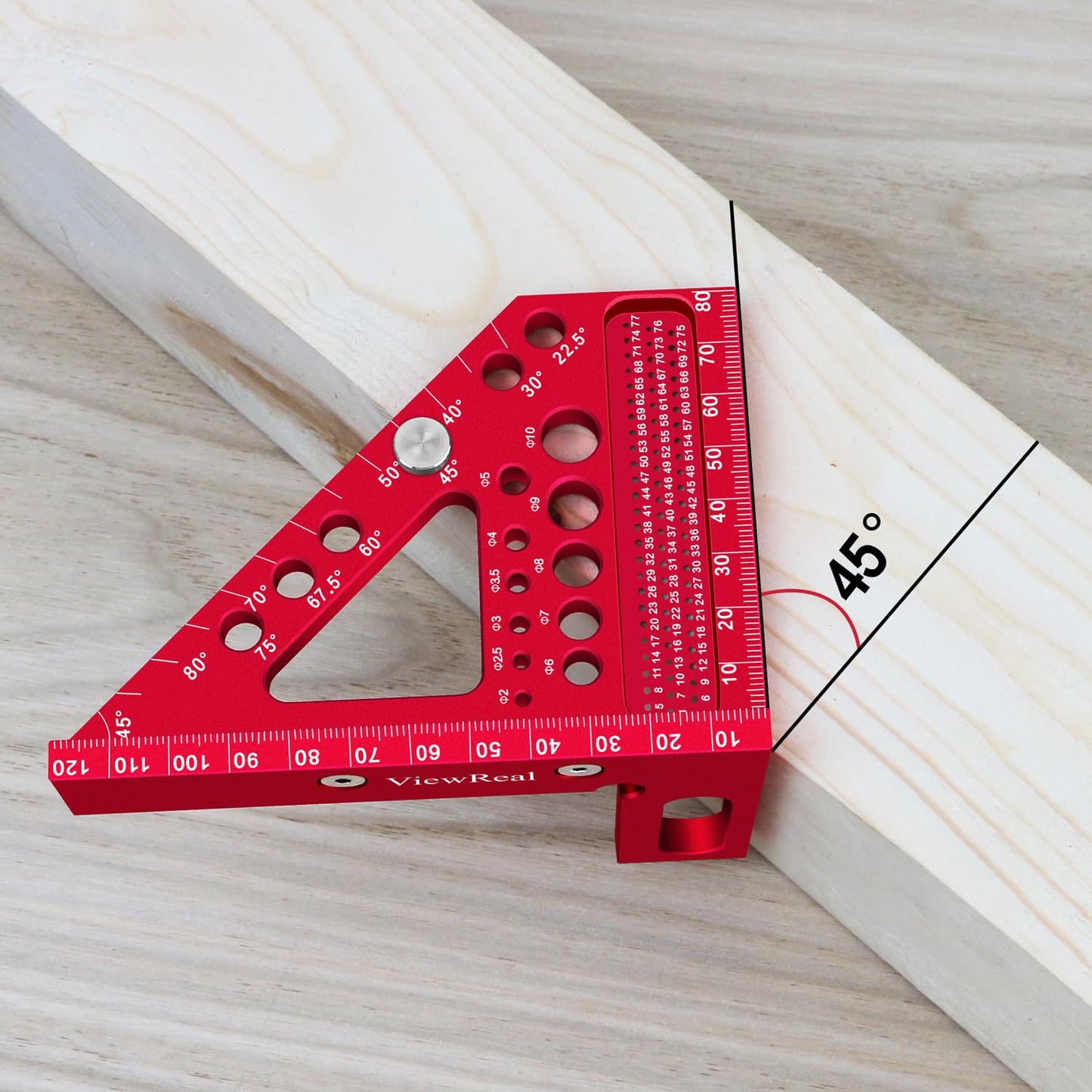 Precision Multi-Angle Marking Ruler