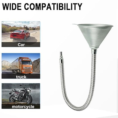 Steel Bendable Universal Spout Funnel