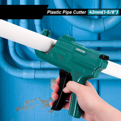 One-Handed Heavy-Duty PVC Pipe Cut-Gun