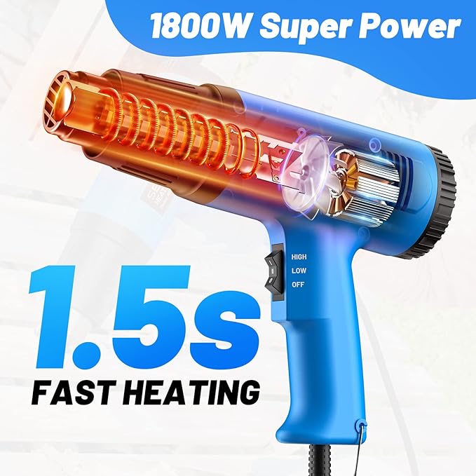 Digital Temperature Display Heat Gun