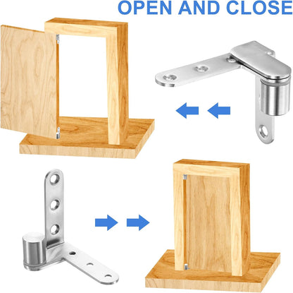 2 Pcs Pivot Door Hinges